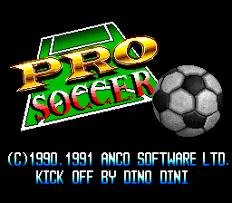 Pro Soccer (Japan) Title Screen